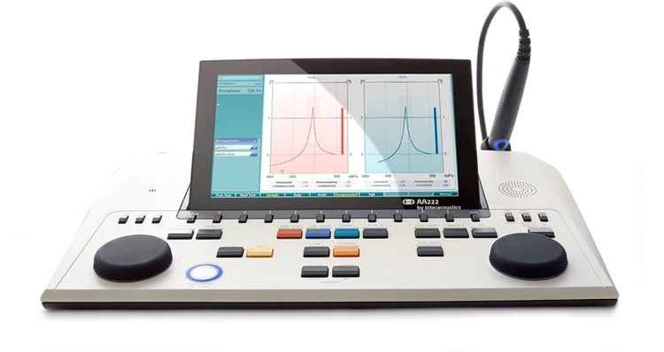 AA222 tympanometer and audiometer