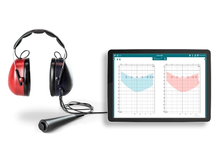 This is an image of the Luna audiometer from Interacoustics