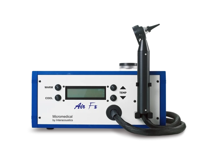 A photo of the AD528 audiometer from Interacoustics.