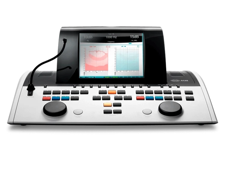 This is an image of the AC40 audiometer from Interacoustics