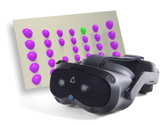 The two StaticVR static posturography force plates